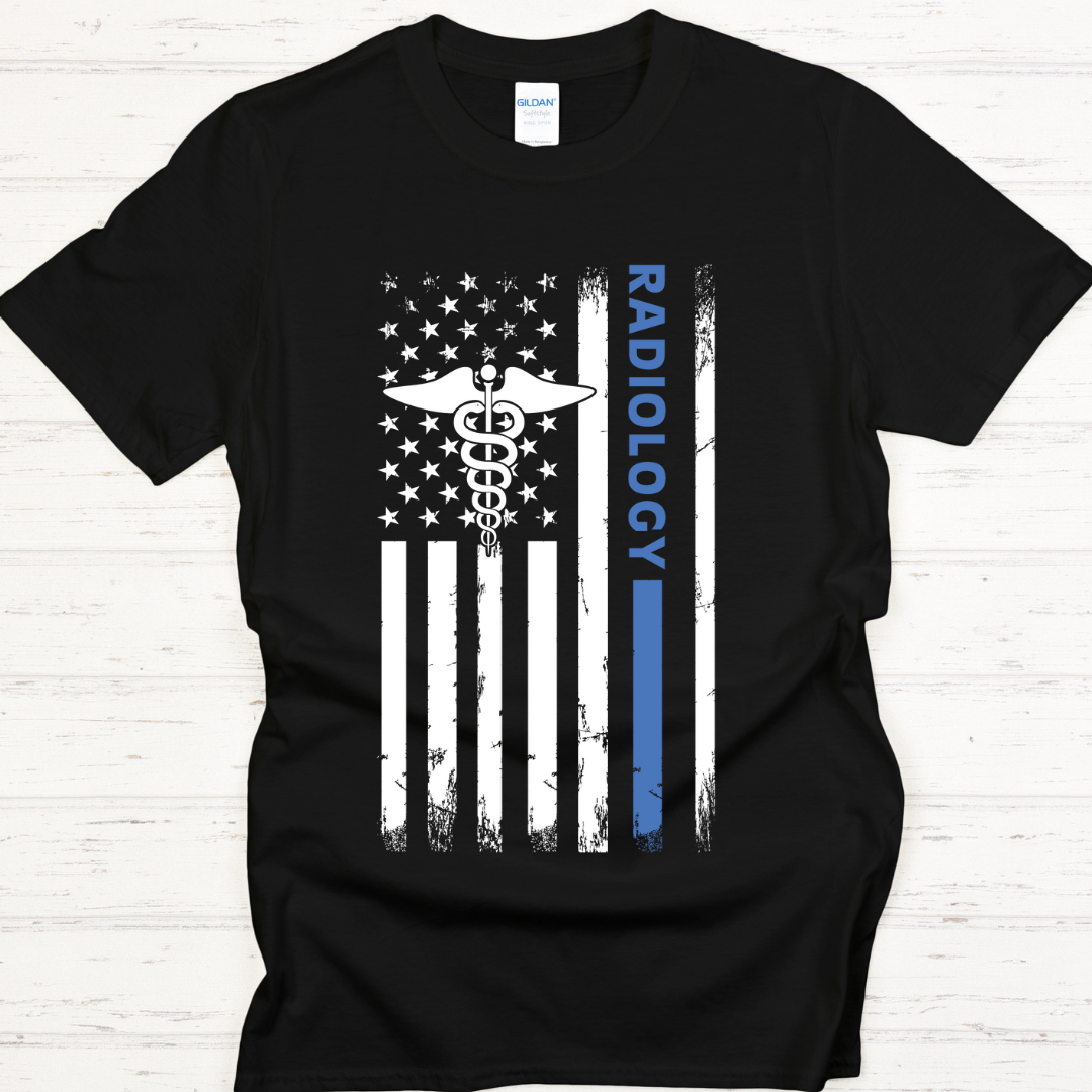 Radiology American Flag T-Shirt
