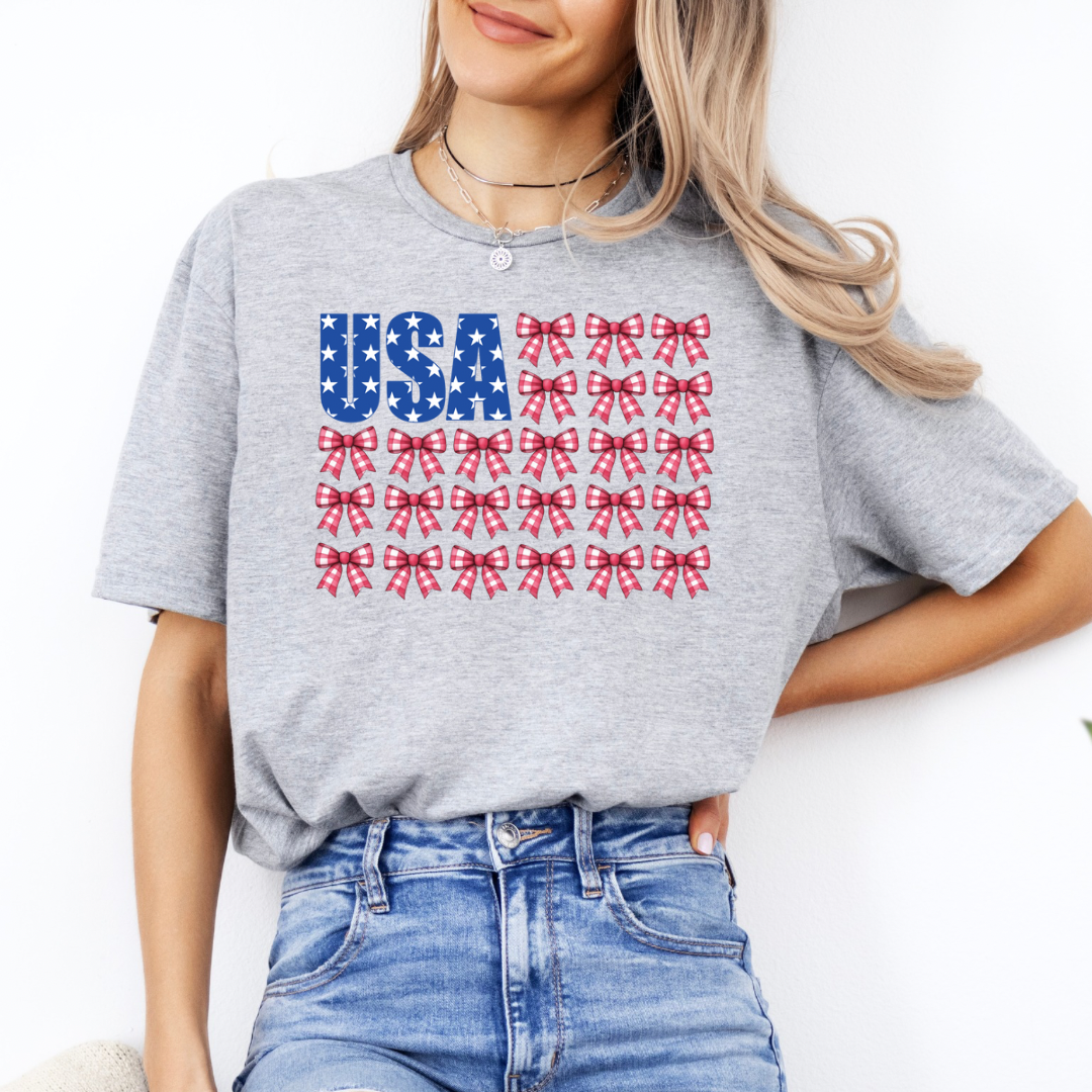 Cute Coquette 4th of July Shirt