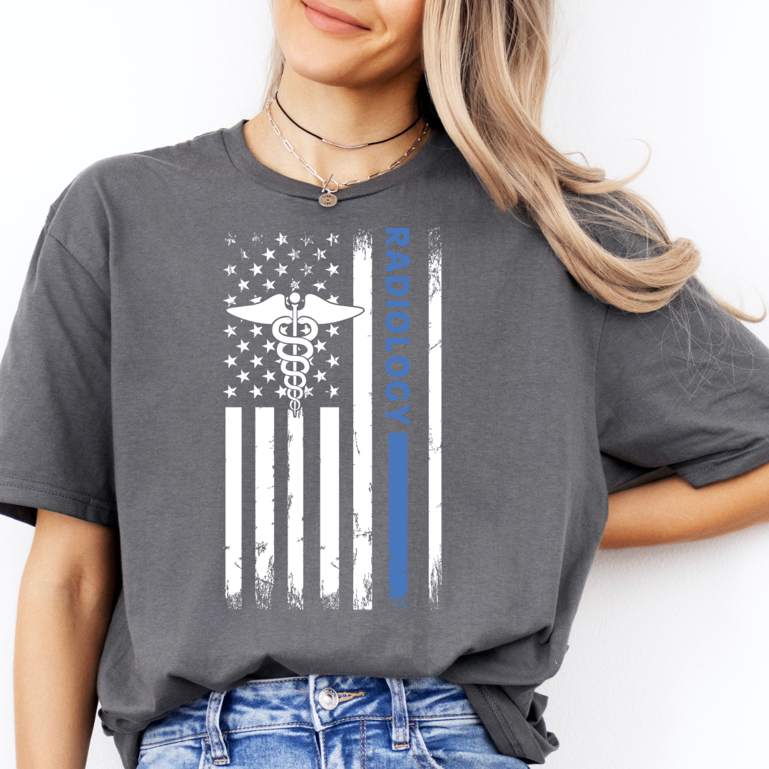 Radiology American Flag T-Shirt