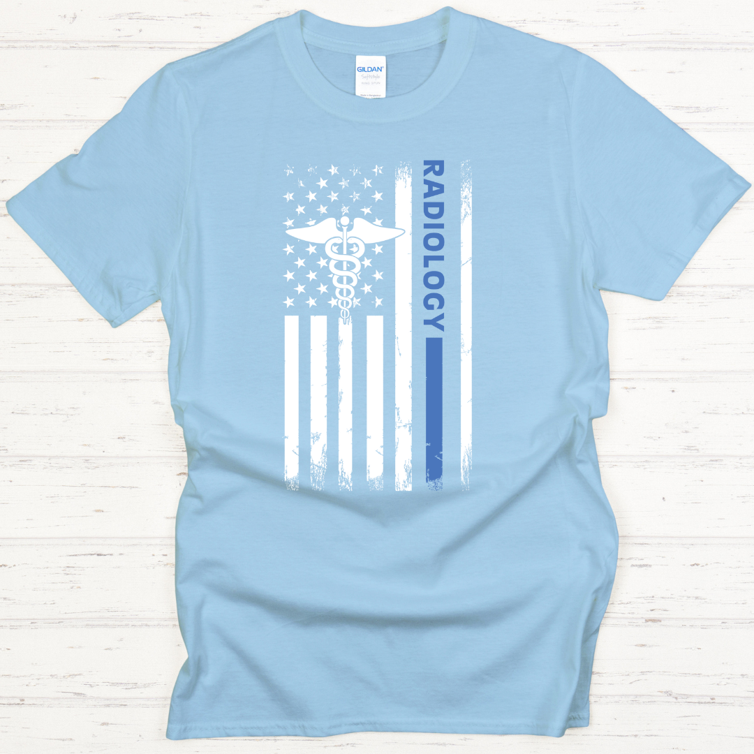 Radiology American Flag T-Shirt