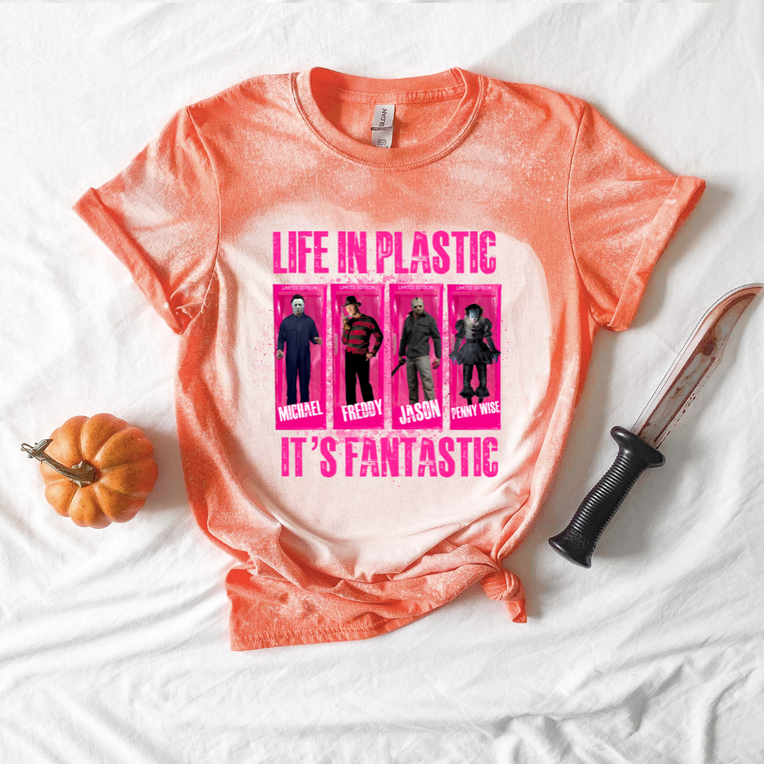 Life in Plastic It’s Fantastic Halloween T-Shirt