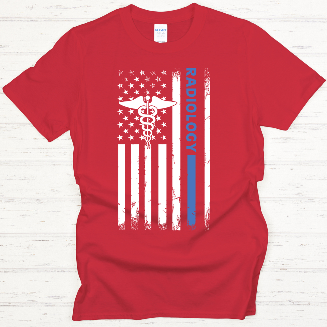 Radiology American Flag T-Shirt