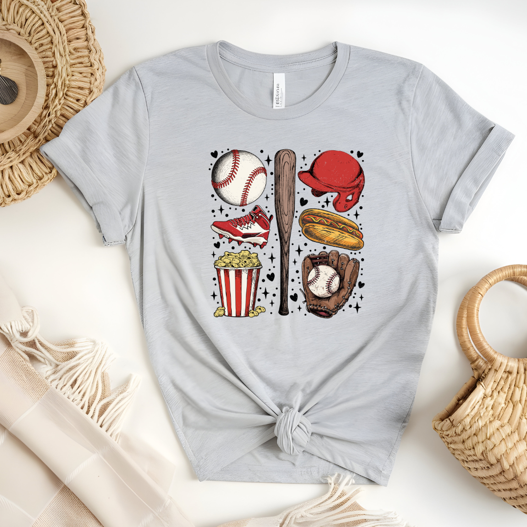 Vintage Baseball Design Tee