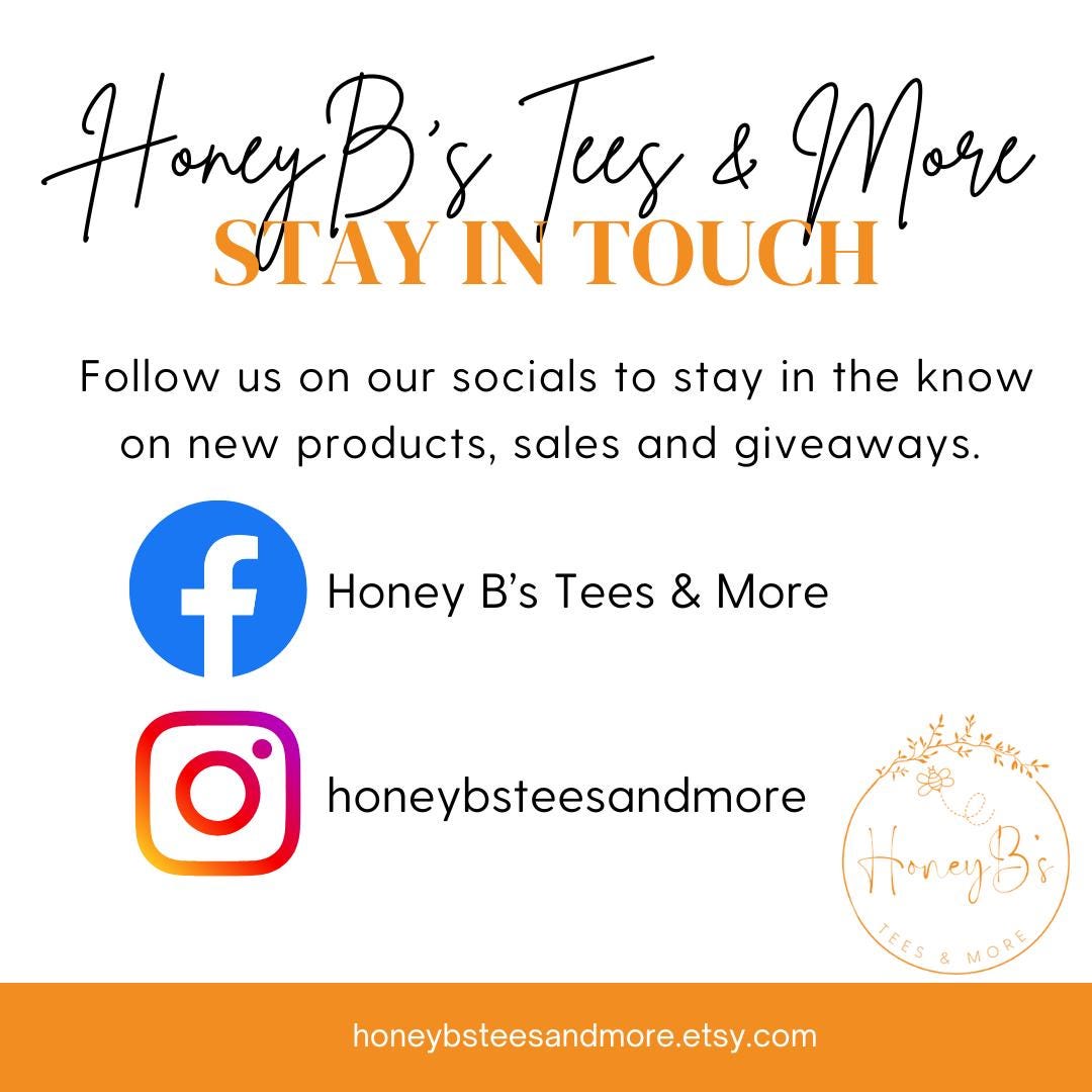 a poster with the words honey bee's test and more stay in touch