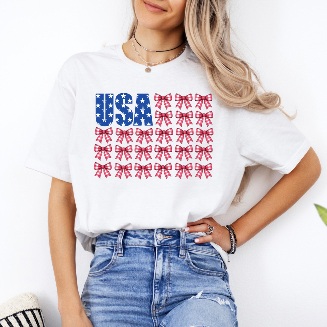 Cute Coquette 4th of July Shirt