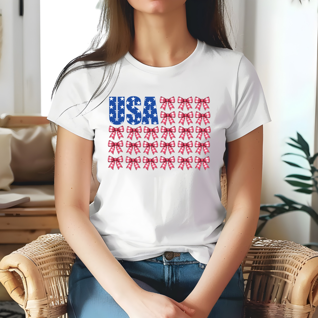 Cute Coquette 4th of July Shirt