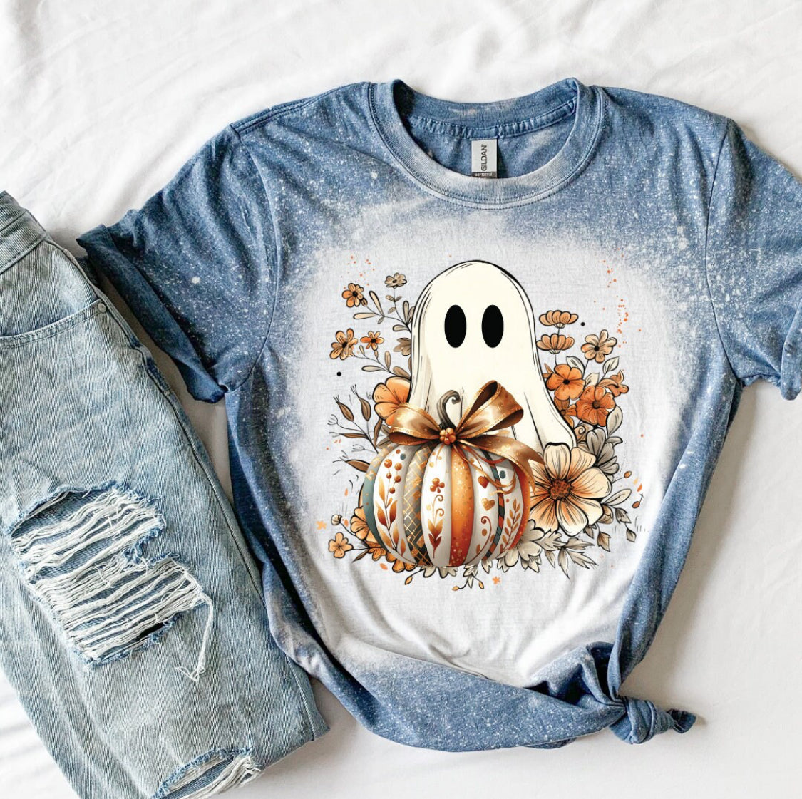 Cute Ghost Pumpkin