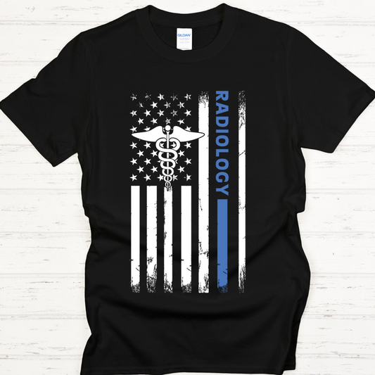 Radiology American Flag T-Shirt