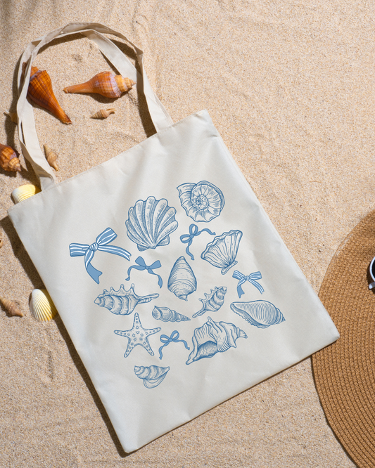 Seashell Coquette Tote Bag