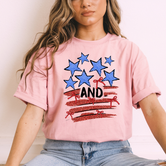 Stars and Stripes Coquette Shirt