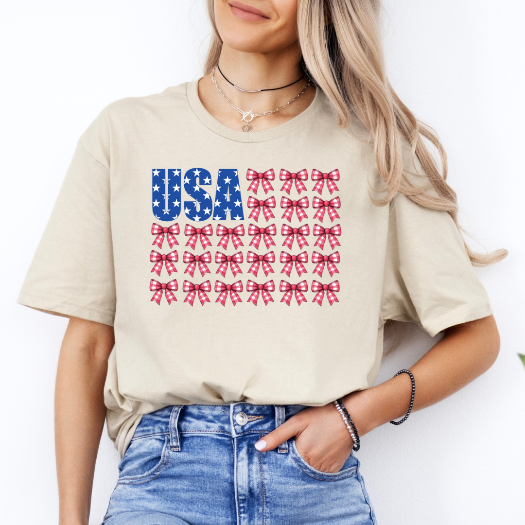 Cute Coquette 4th of July Shirt