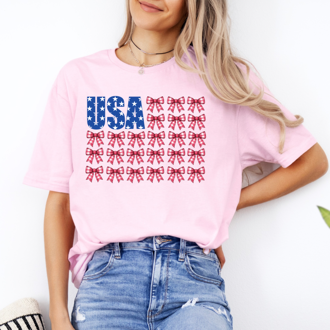 Cute Coquette 4th of July Shirt