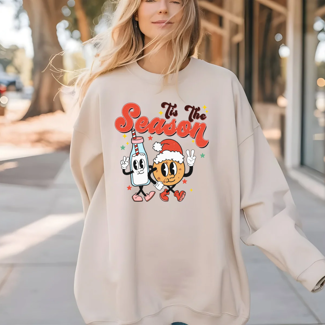 Milk and Cookies Christmas Sweatshirt