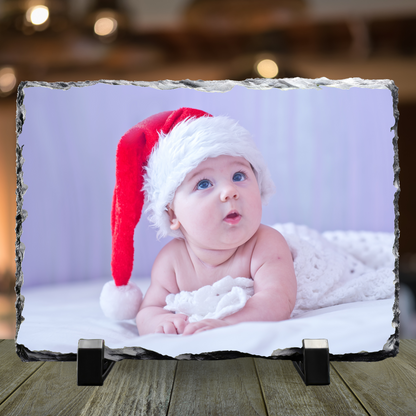 Personalized Slate Photo Plaque