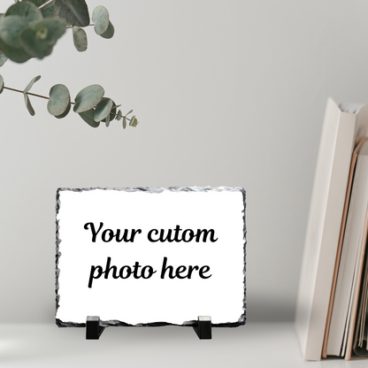 Personalized Slate Photo Plaque